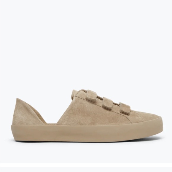 Freda Salvador Libby D'orsay Sneaker Suede Tan Women's 7 - Picture 1 of 12